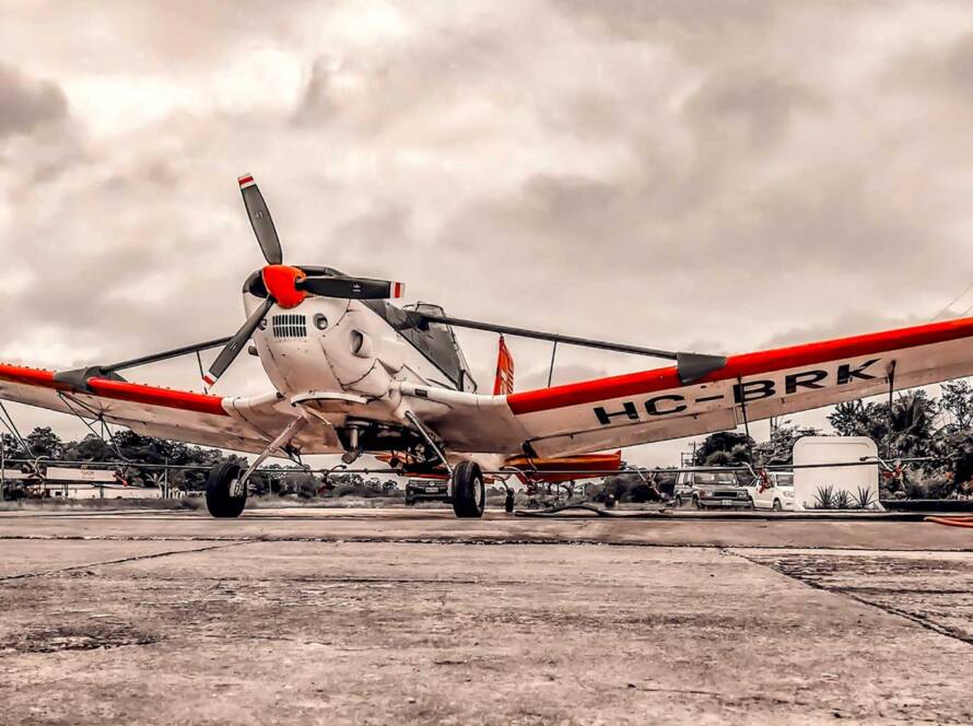 Aerofumigacion agricola Ecuador